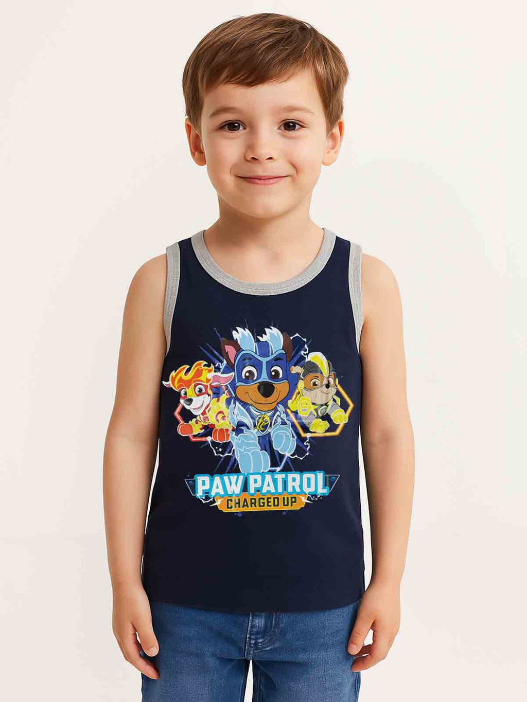Paw Patrol Charged Up Sleeveless T-Shirt for Boys