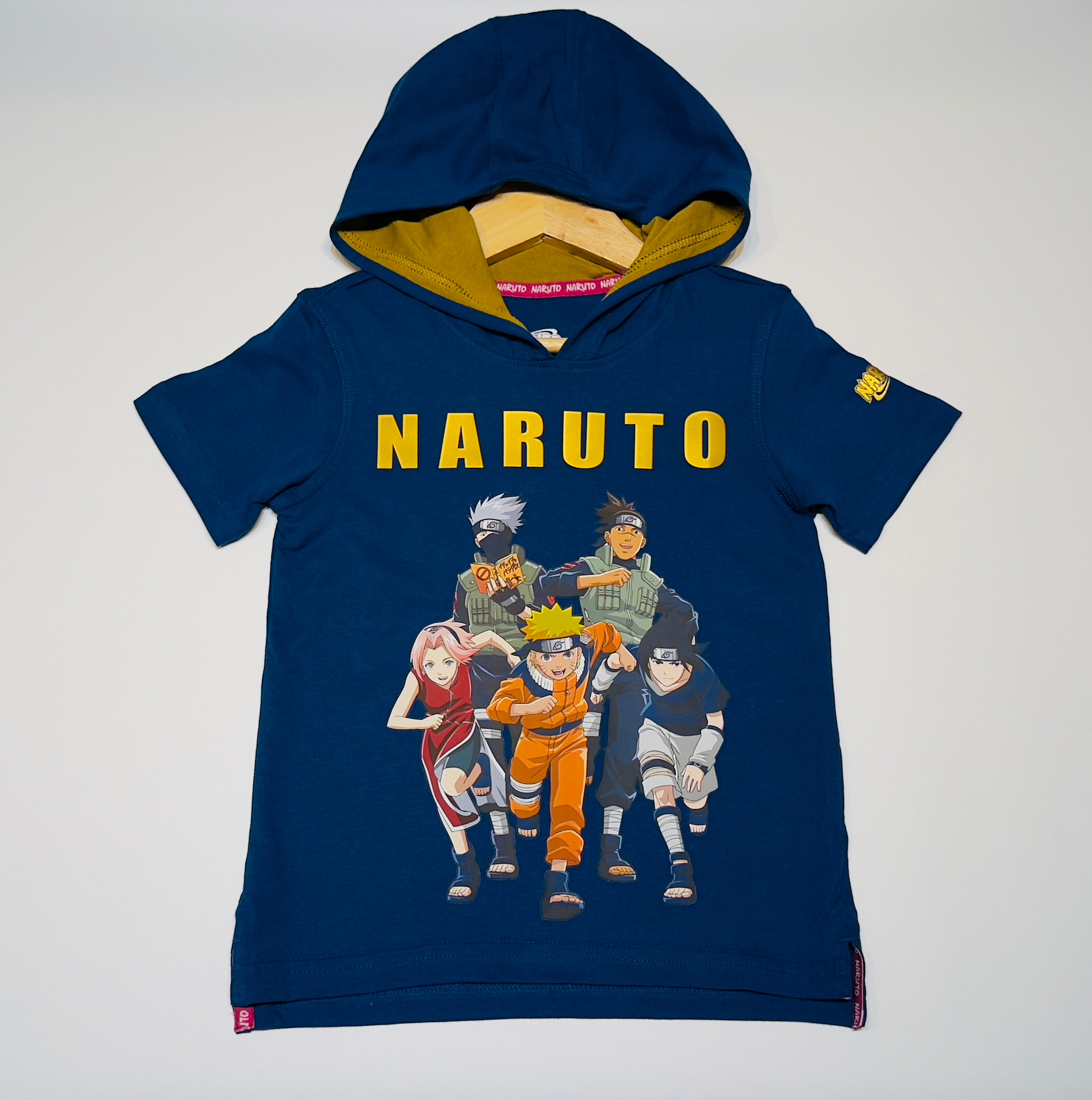 Boys Naruto Team Kids Hooded T-Shirt