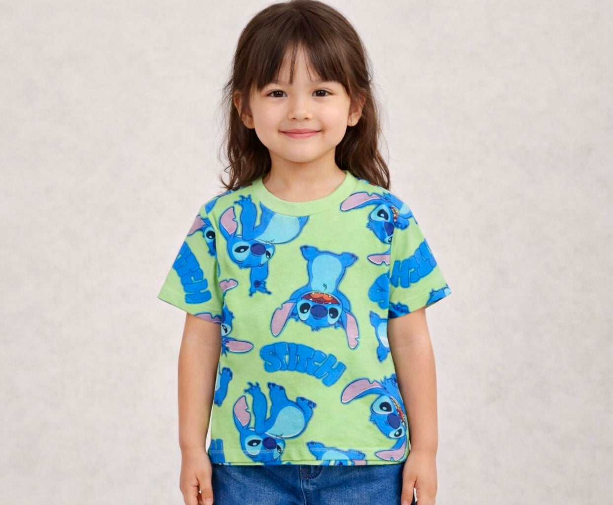 Disney Stitch Unisex Printed Cotton T-Shirt