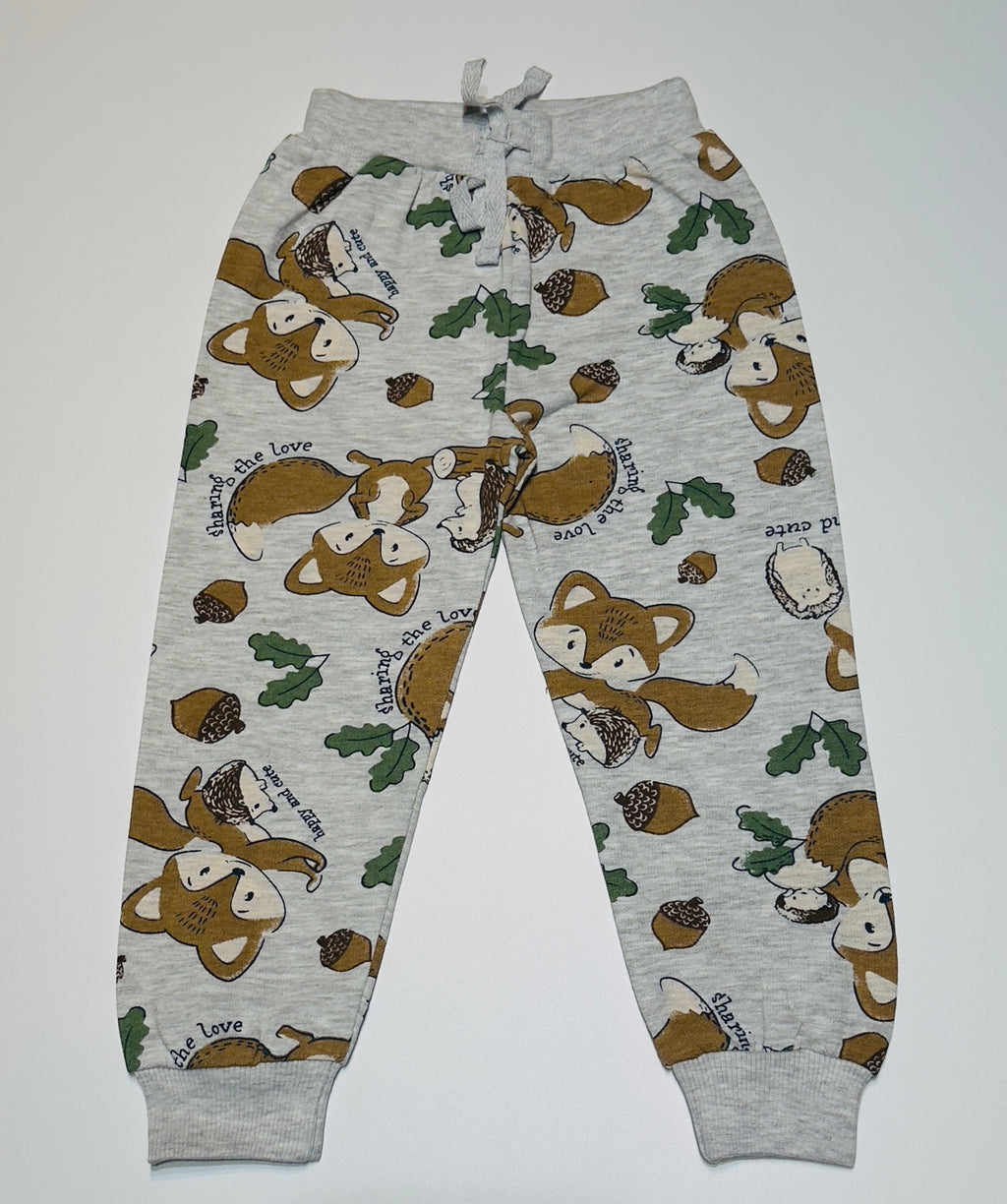 Unisex Bear Print Kids Tracksuit Set