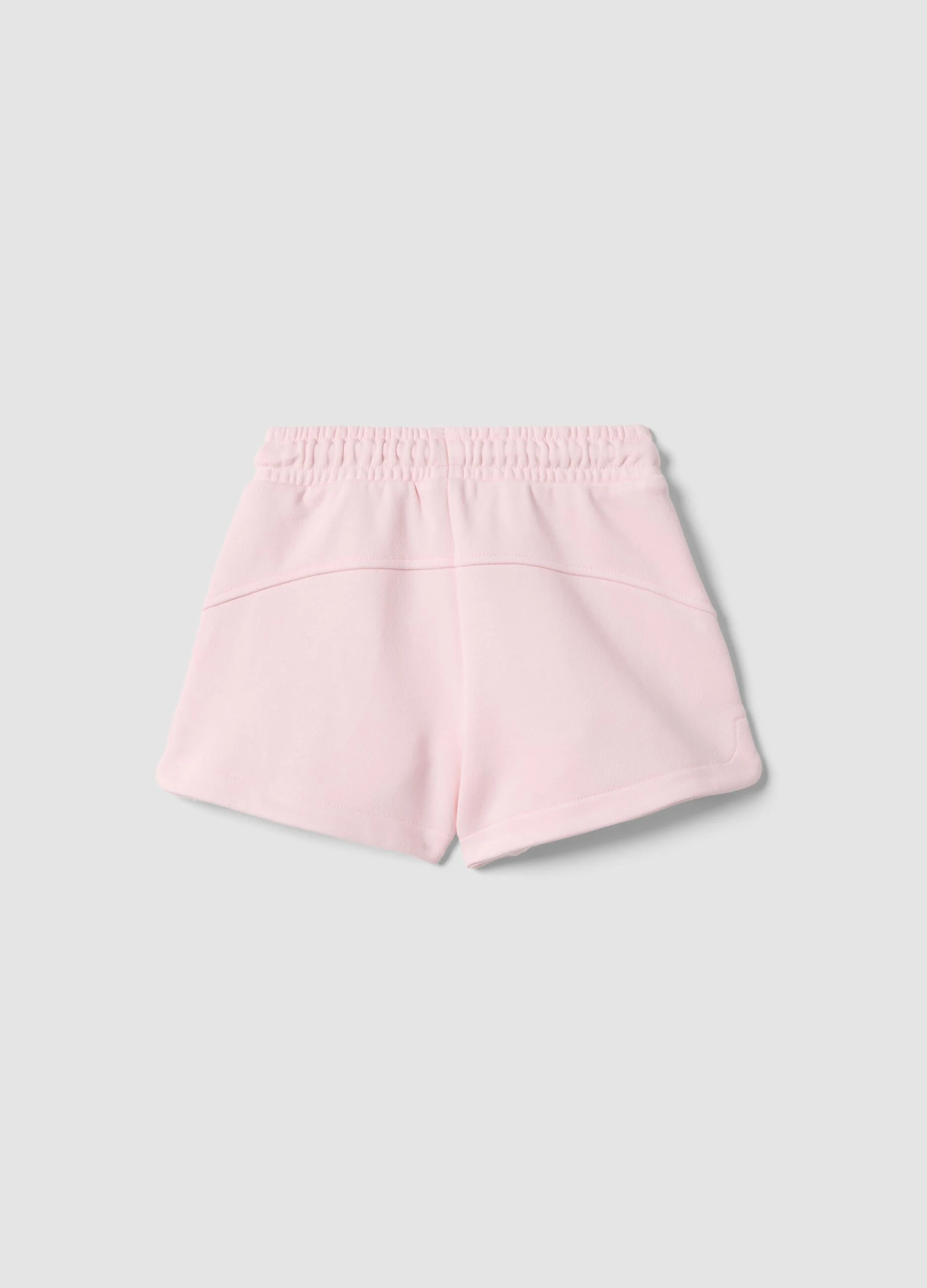 OVS Girls Pink Love Therapy Shorts – Soft Cotton Comfort