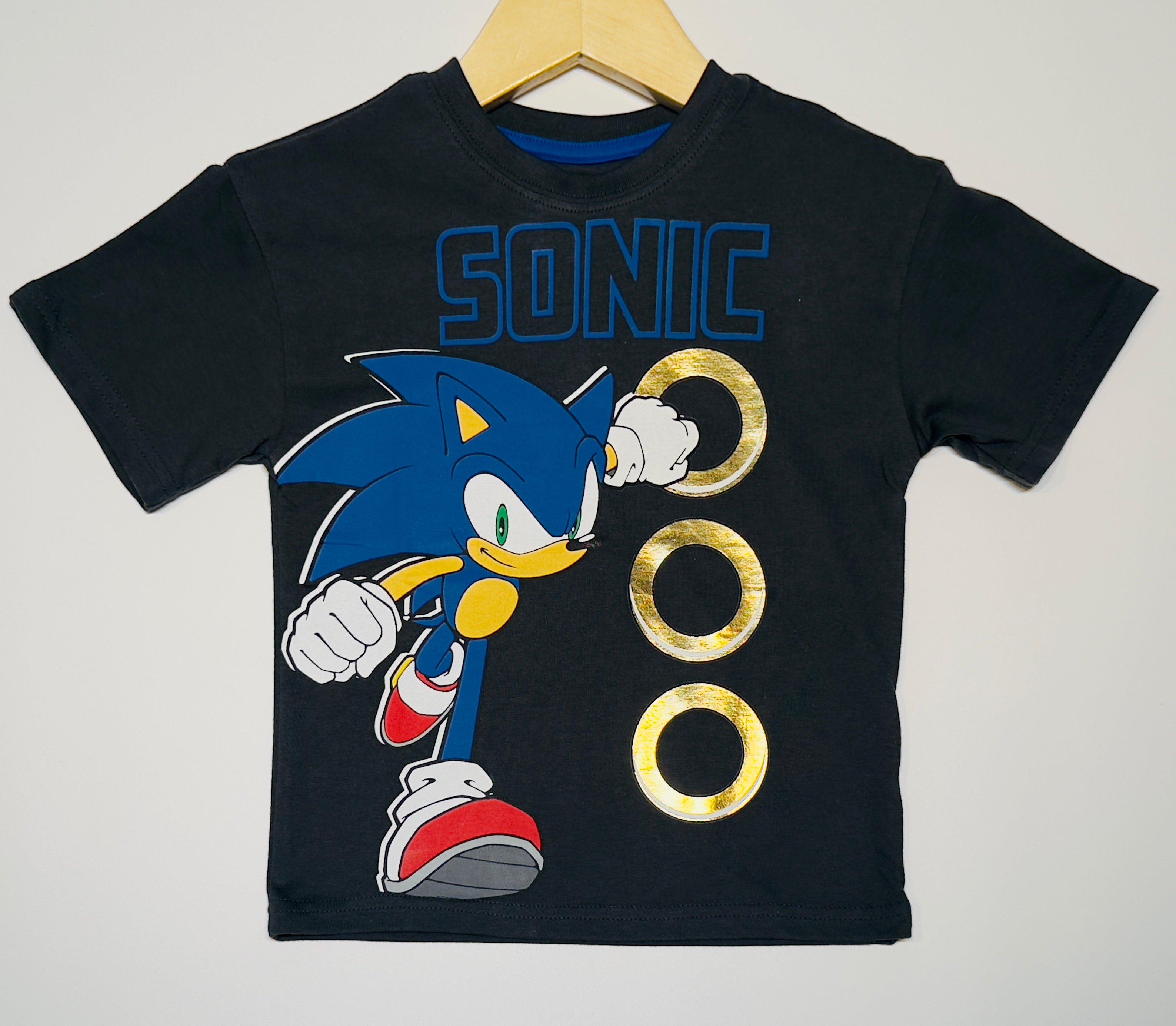 Boys Graphic Black Cotton T-Shirt – Speed Theme