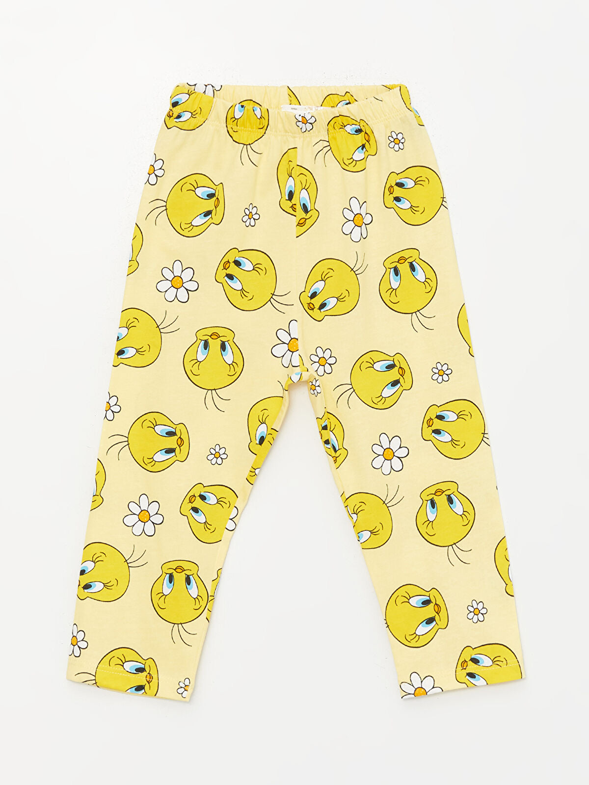 💛 Tweety Print Unisex Night-suit – Yellow (Shirt & Pant)