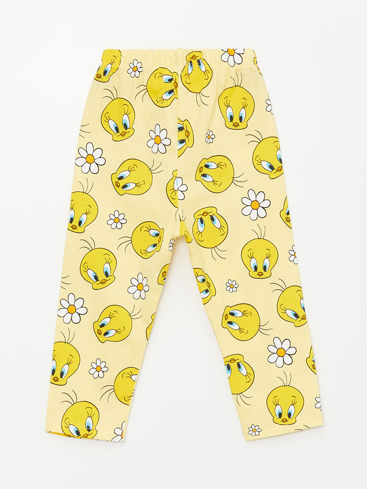 💛 Tweety Print Unisex Night-suit – Yellow (Shirt & Pant)