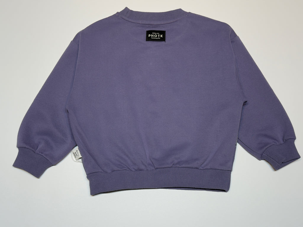 Imported Unisex Graphic Sweatshirt – Purple Streetwear Style