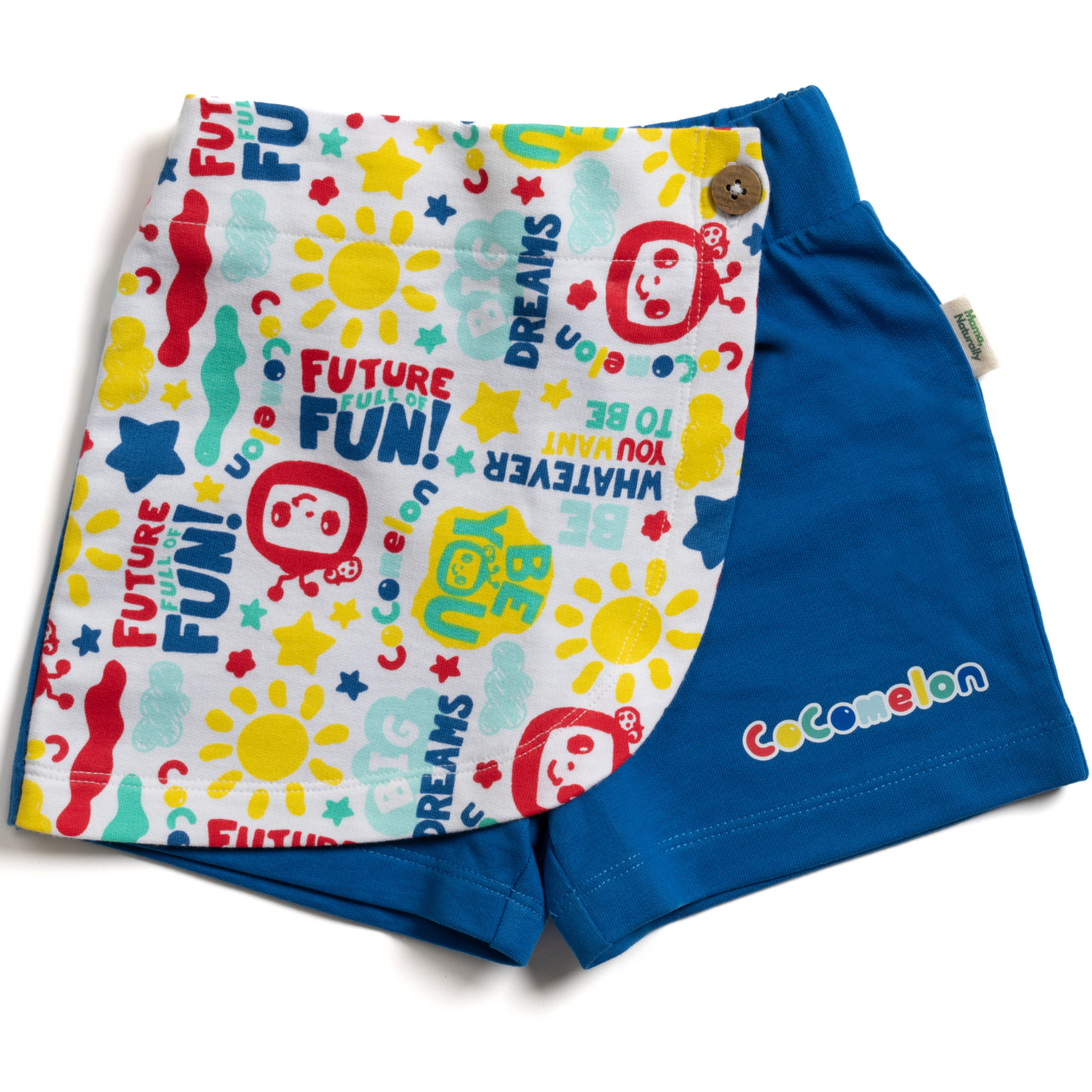 Cocomelon Girls T-Shirt & Skort Set – Bright Yellow & Blue