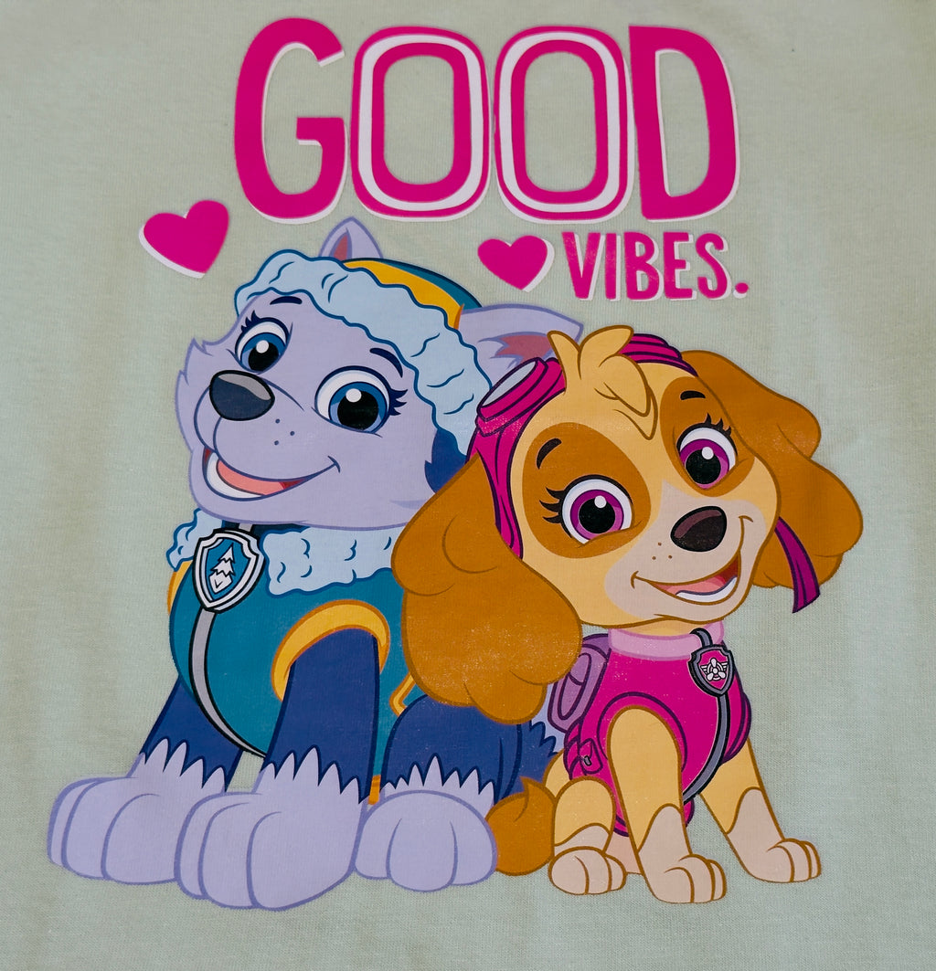 Paw Patrol “Good Vibes” Girls T-Shirt