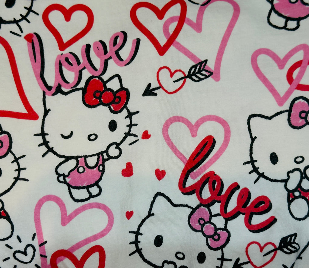 Hello Kitty Love Print Girls Tracksuit Set