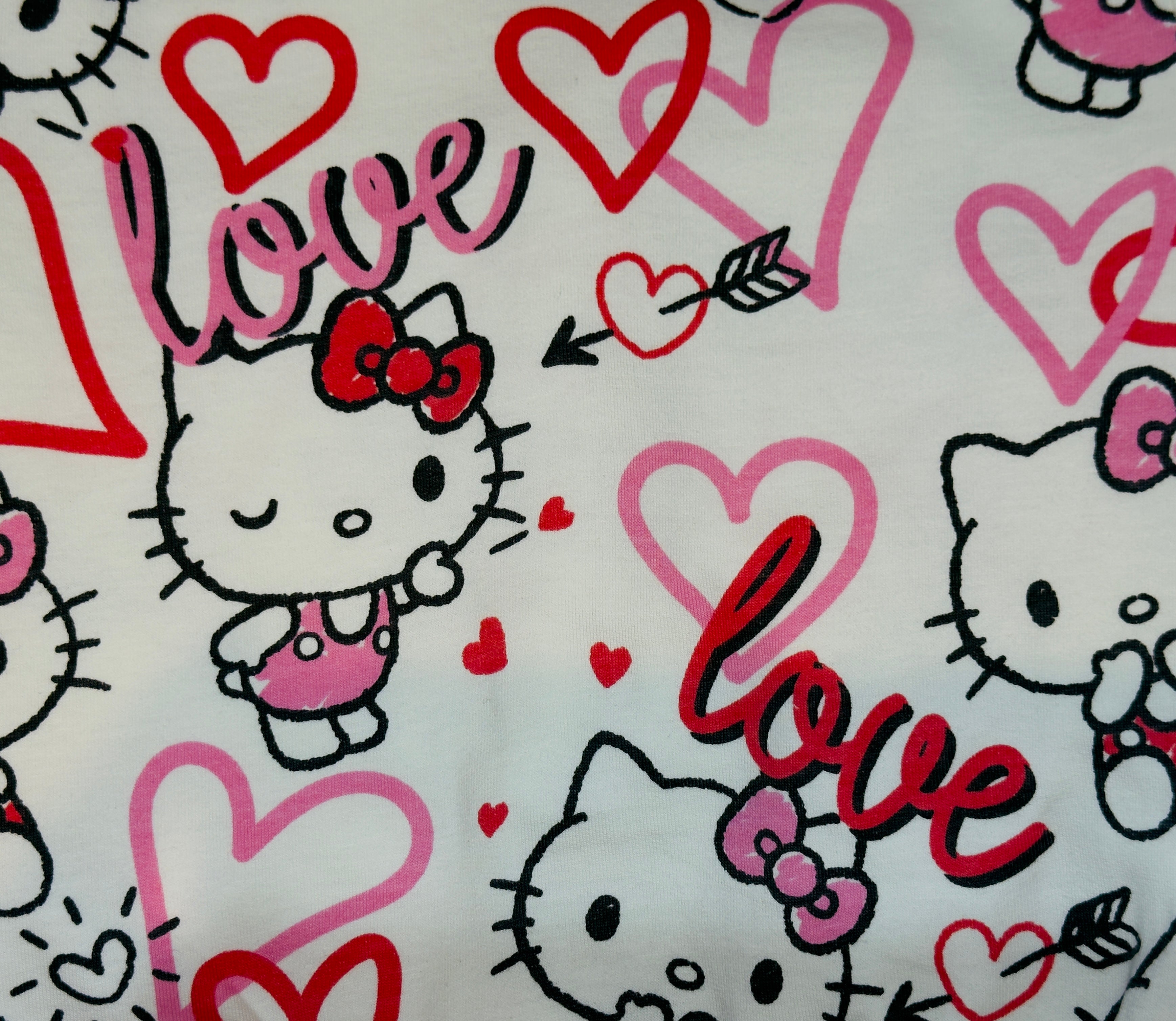 Hello Kitty Love Print Girls Tracksuit Set