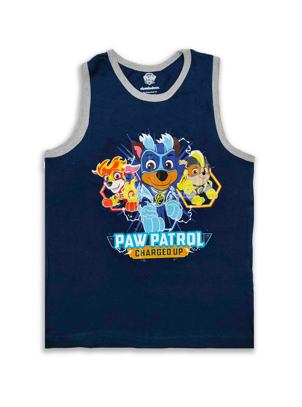 Paw Patrol Charged Up Sleeveless T-Shirt for Boys