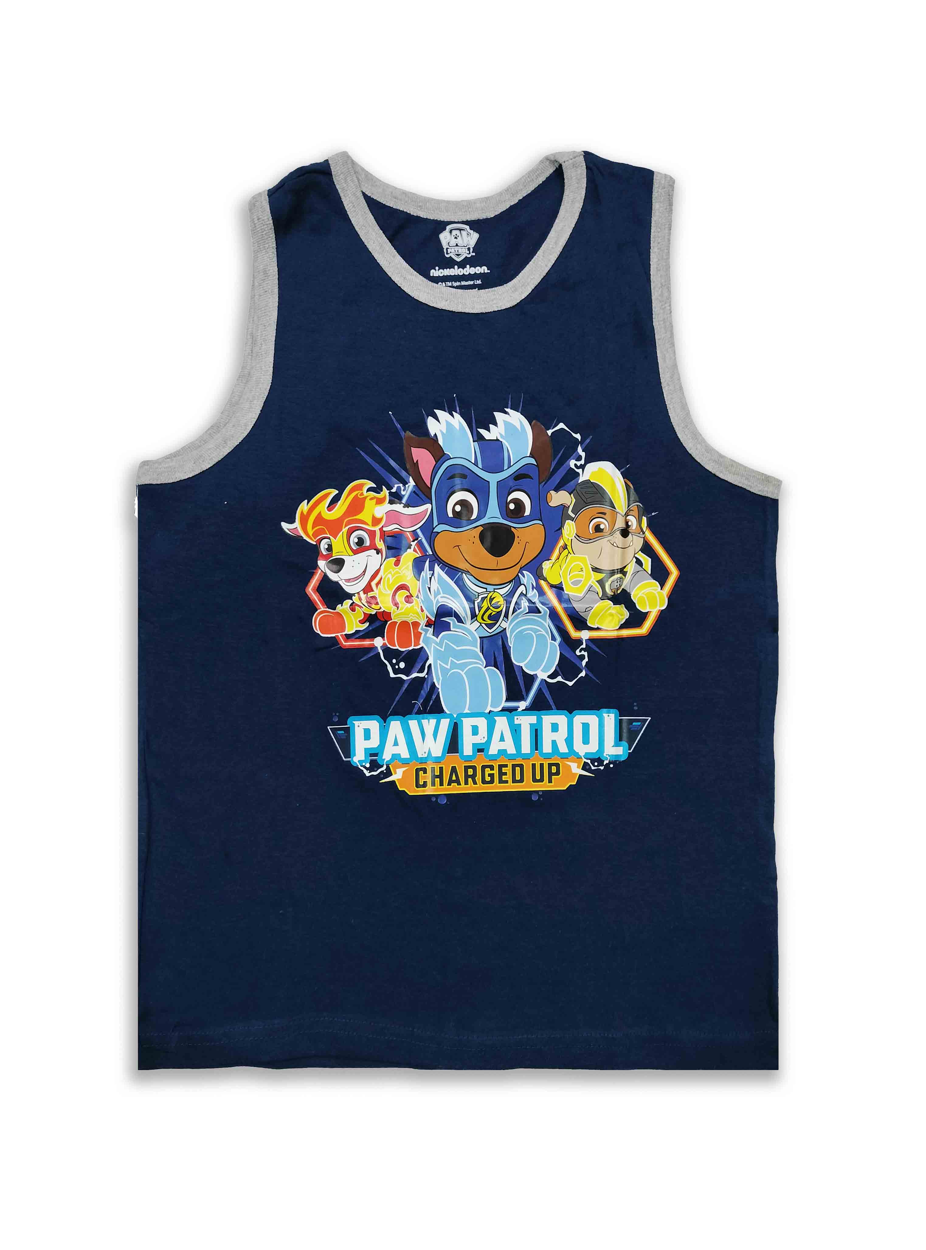 Paw Patrol Charged Up Sleeveless T-Shirt for Boys