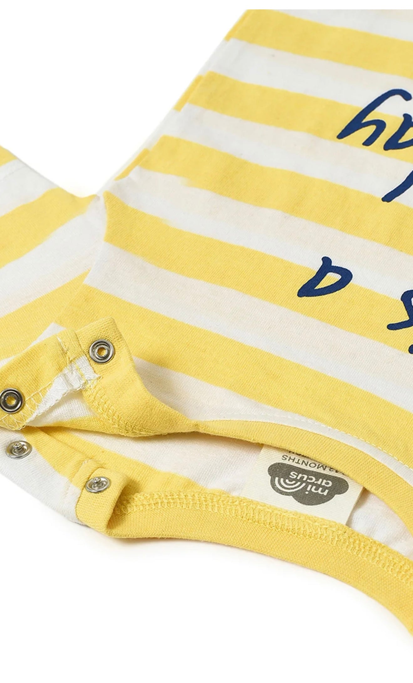 💛 “Life is a Holiday” Baby Boys T-Shirt & Shorts Co-ord Set – Yellow & Navy