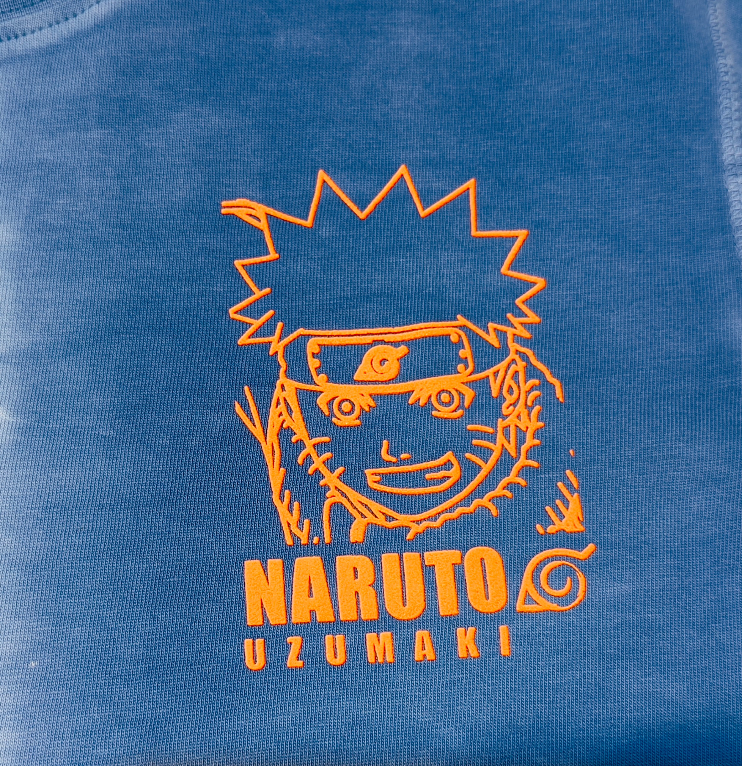 Boys Naruto Uzumaki Half-Dye Kids T-Shirt