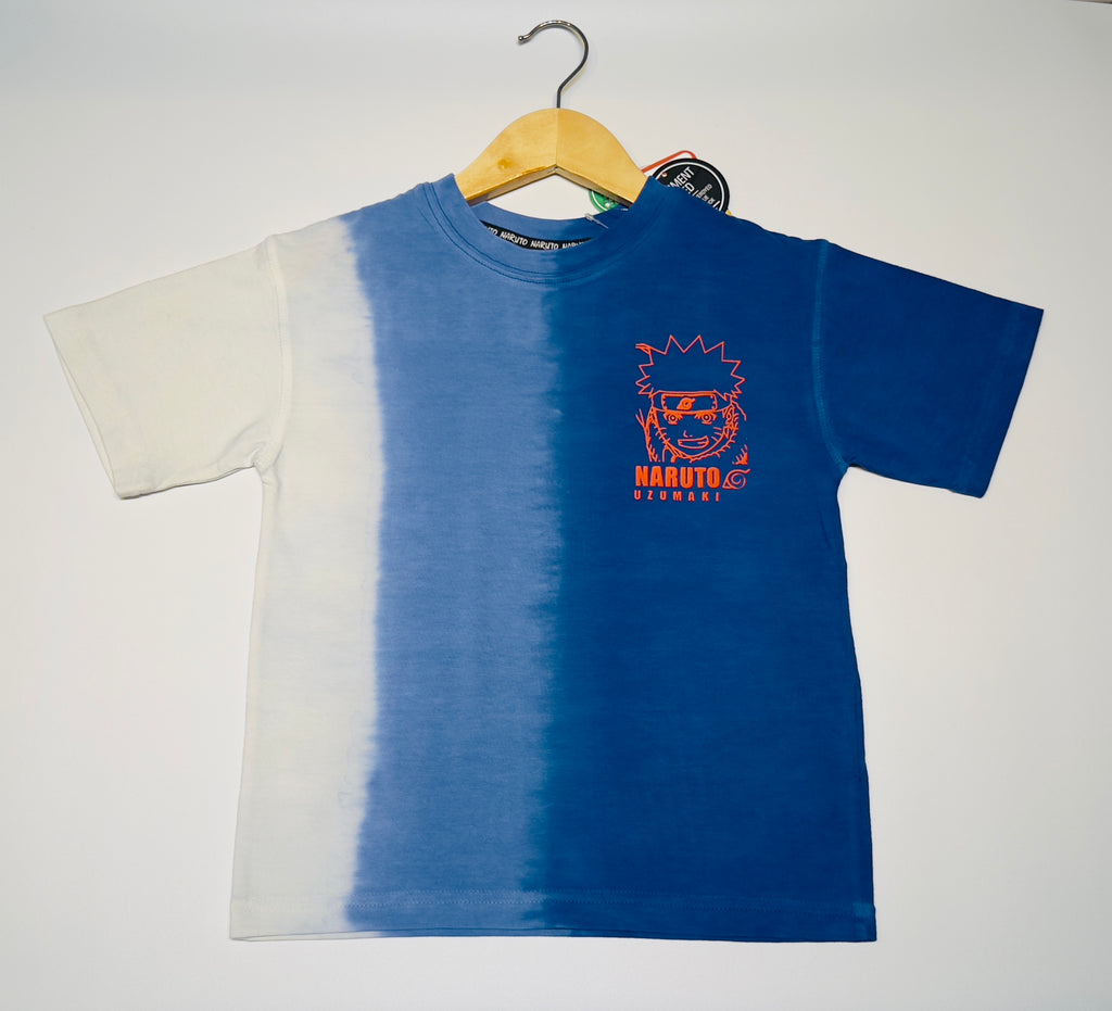 Boys Naruto Uzumaki Half-Dye Kids T-Shirt