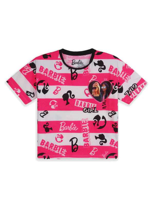Barbie Girls Printed T-Shirt 💖
