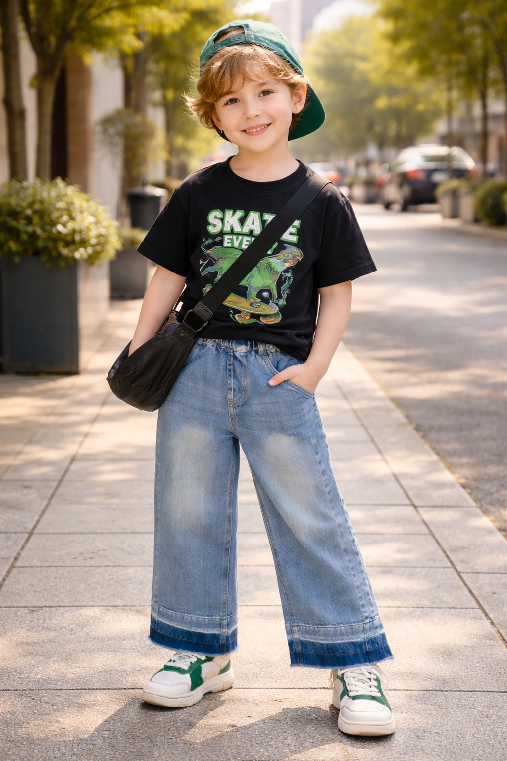 Unisex Imported Wide Fit Denim Jeans