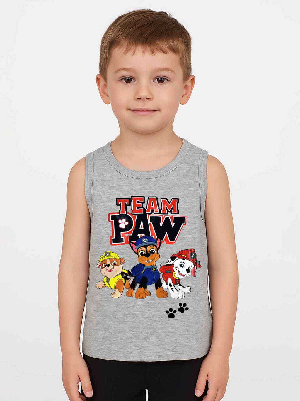 Paw Patrol “Team Paw” Sleeveless T-Shirt for Boys