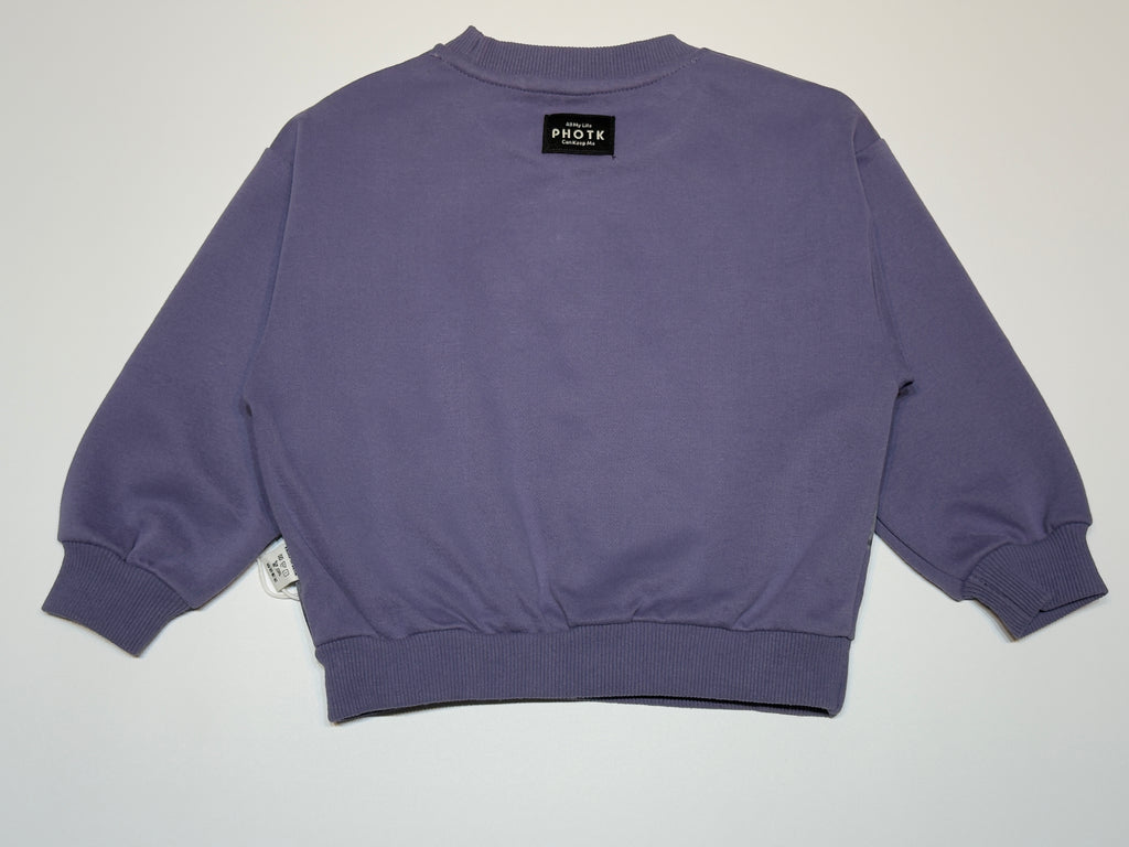 Imported Unisex Graphic Sweatshirt – Purple Streetwear Style