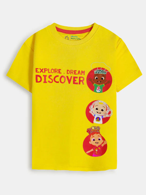 Cocomelon Explore Dream Discover Unisex Shorts Set 🌈
