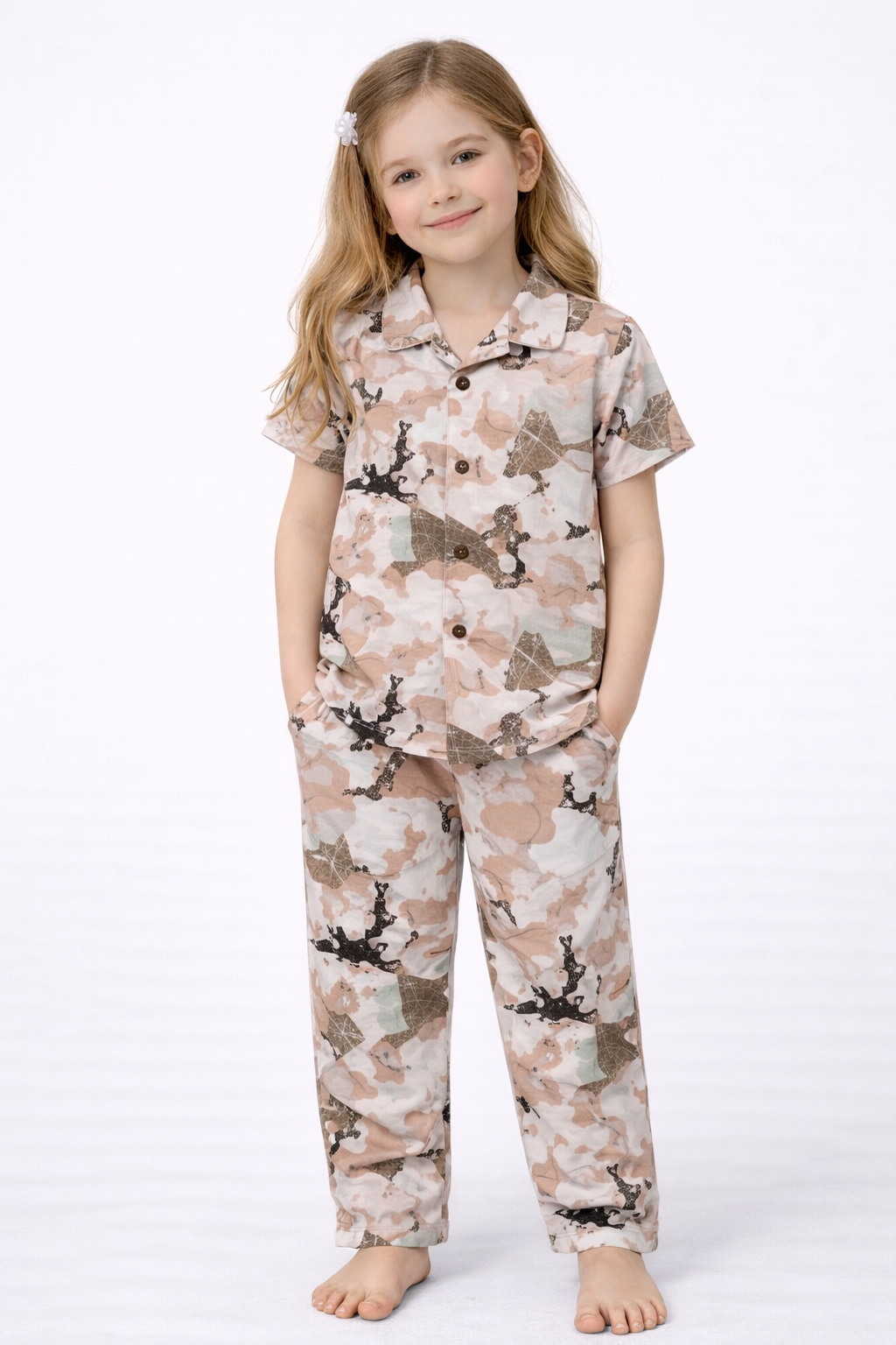 Unisex Printed Night Suit Set