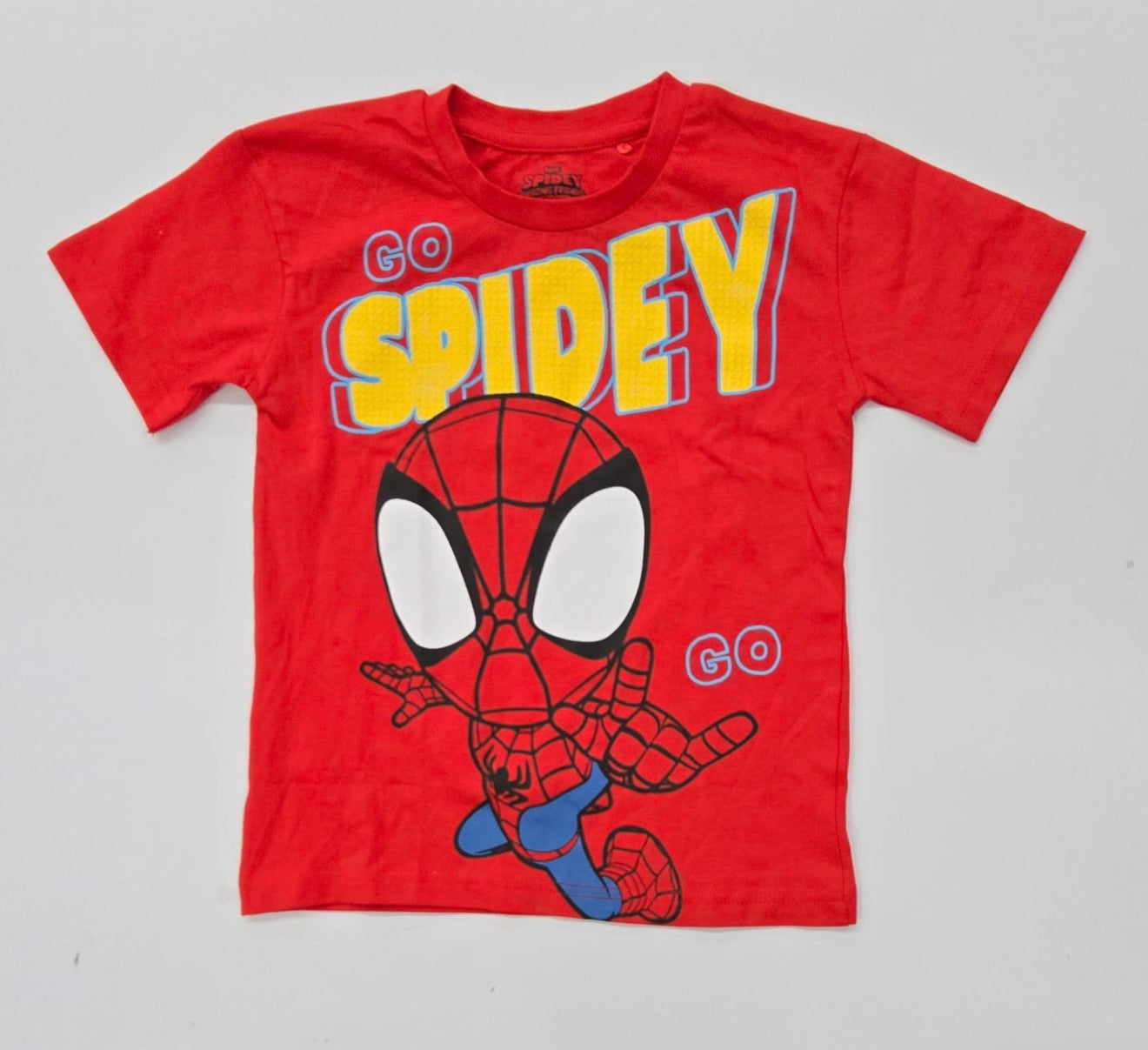 🕷️ Go Spidey Boys T-Shirt – Red