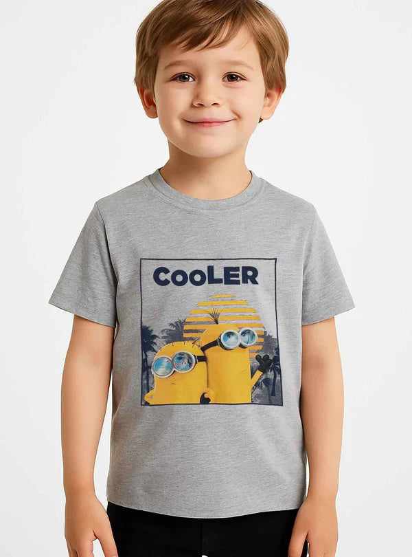 Minions Cooler Printed Boys T-Shirt 😎