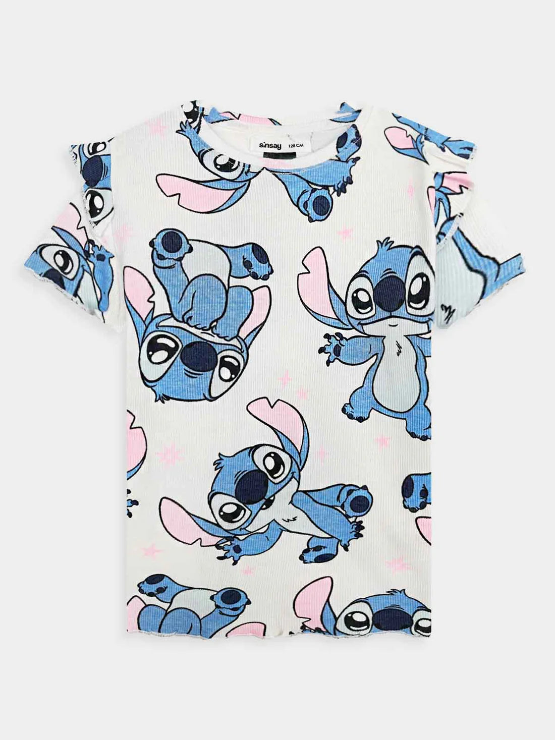 Disney Stitch All-Over Print Girls T-Shirt 💙