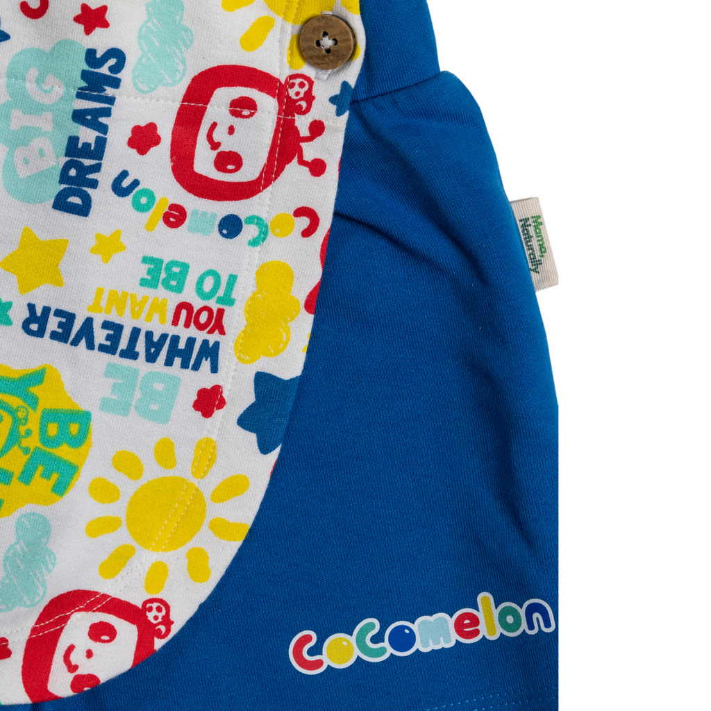 Cocomelon Girls T-Shirt & Skort Set – Bright Yellow & Blue