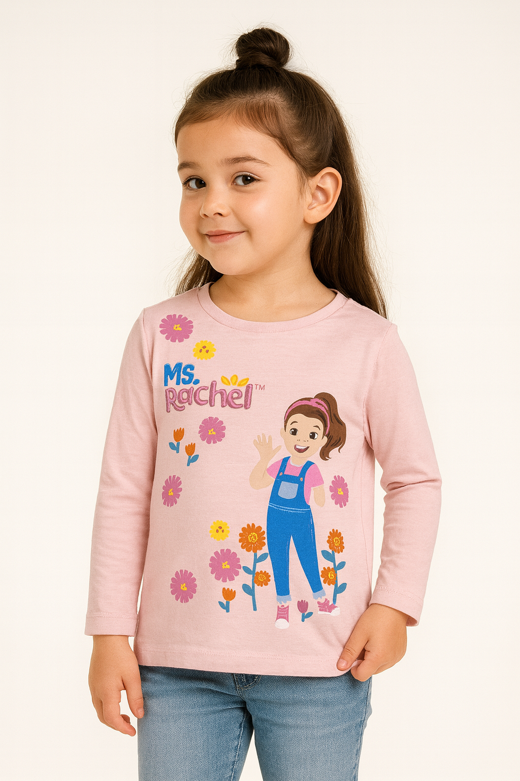 Ms. Rachel Girls Full-Sleeve T-Shirt