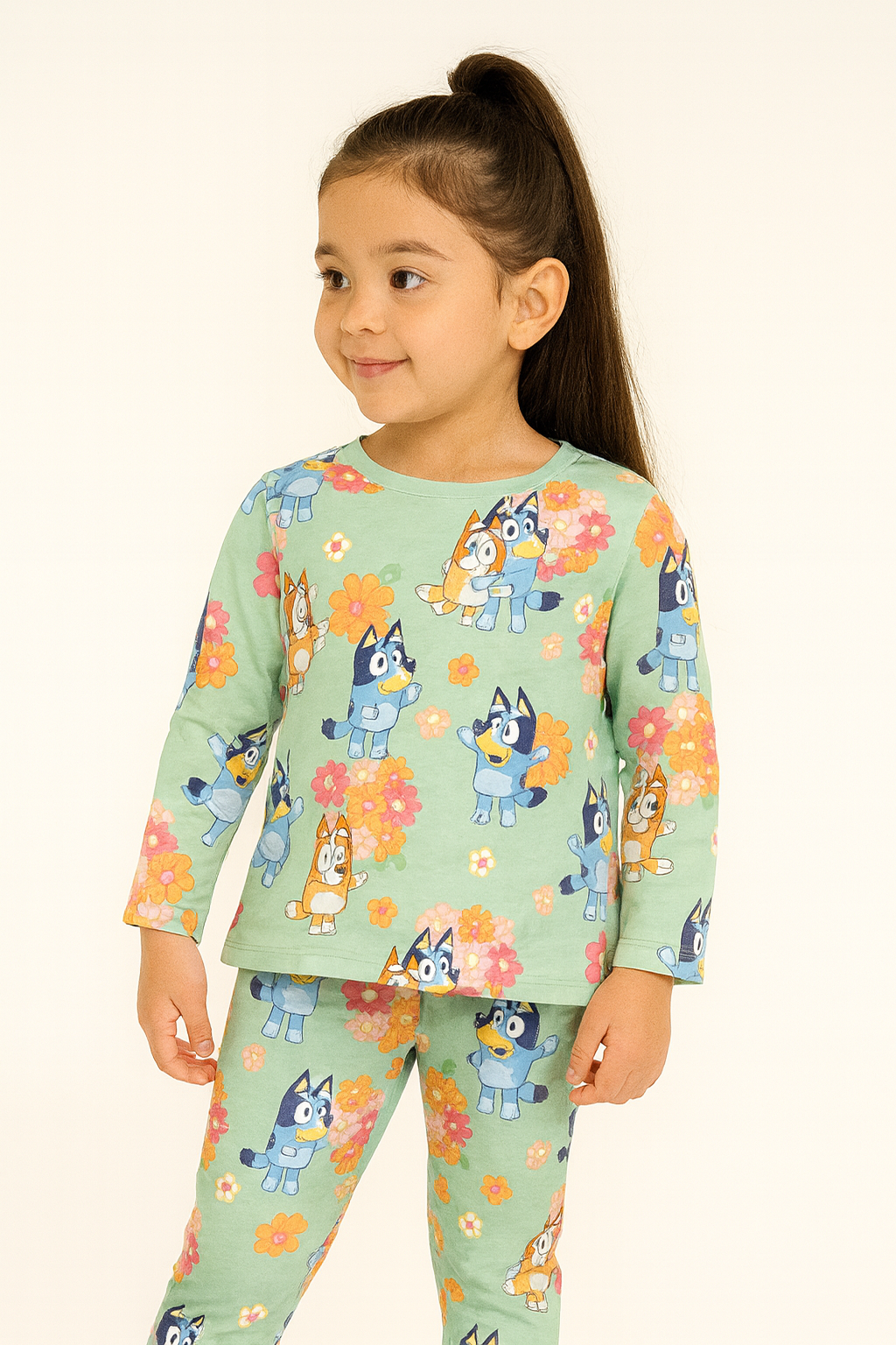 Bluey Print Girls Nightsuit