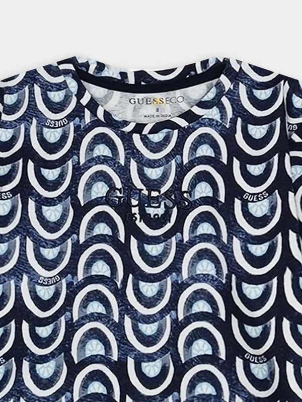 Girls Abstract Printed T-Shirt 💙