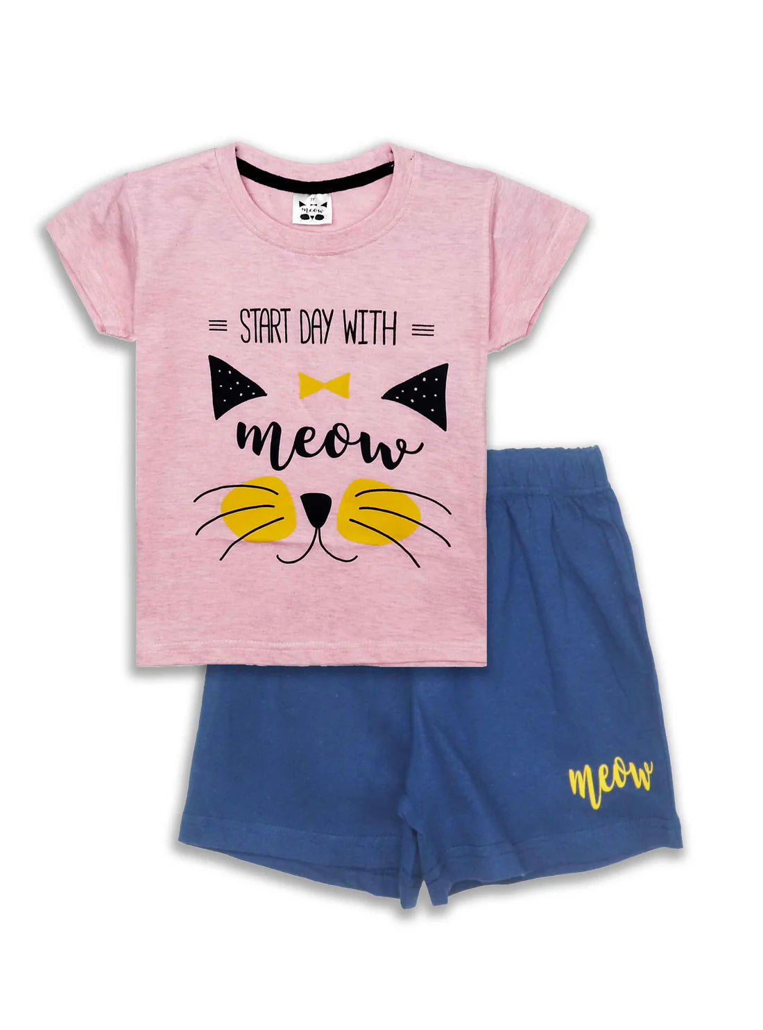 Meow Girls Shorty Set 🐱