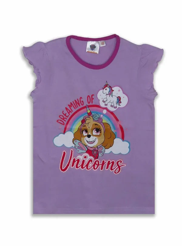 Paw Patrol Unicorns Girls Shorty Set 🦄