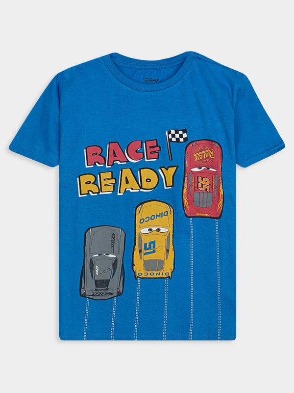 Race Ready Printed Boys T-Shirt 🏁